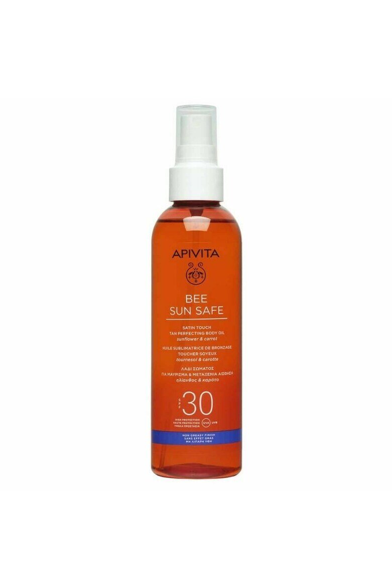 Apivita Слънцезащитен спрей с олио за ускоряване SPF30 Bee Sun Safe 200 мл