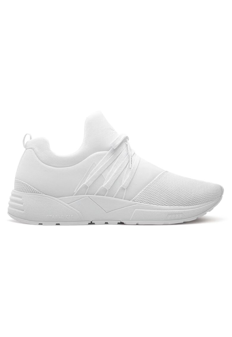 Arkk Copenhagen Мъжки спортни обувки Raven Mesh - текстил - бели - Бял