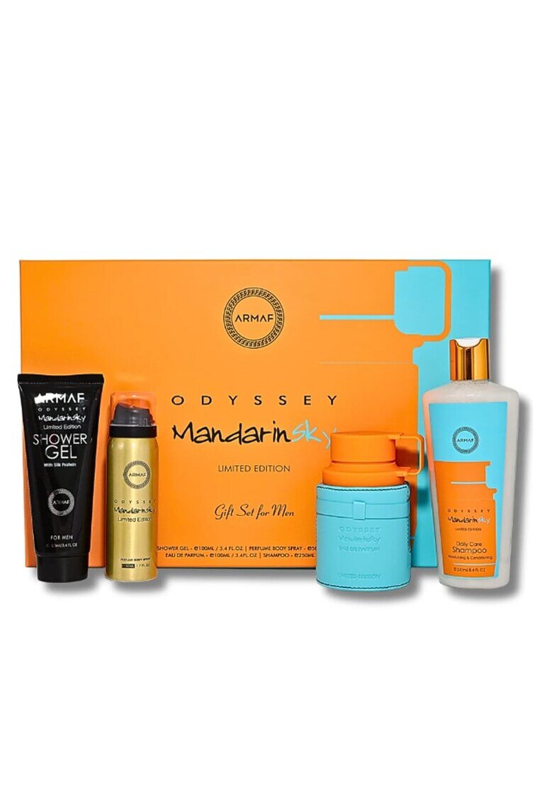 Armaf Комплект Odyssey Mandarin Sky Eau de Parfum 100ml + Душ гел - 100ml + Шампоан - 250ml + Део спрей 50ml