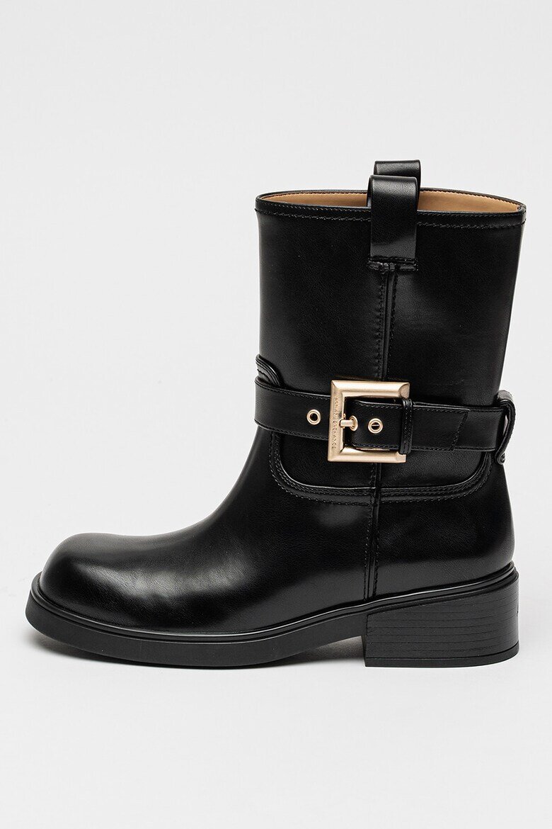ARMANI EXCHANGE Боти с масивен ток Черен