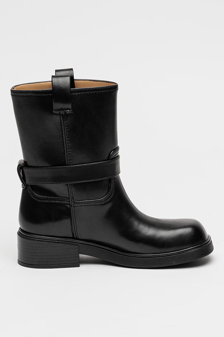 ARMANI EXCHANGE Боти с масивен ток Черен