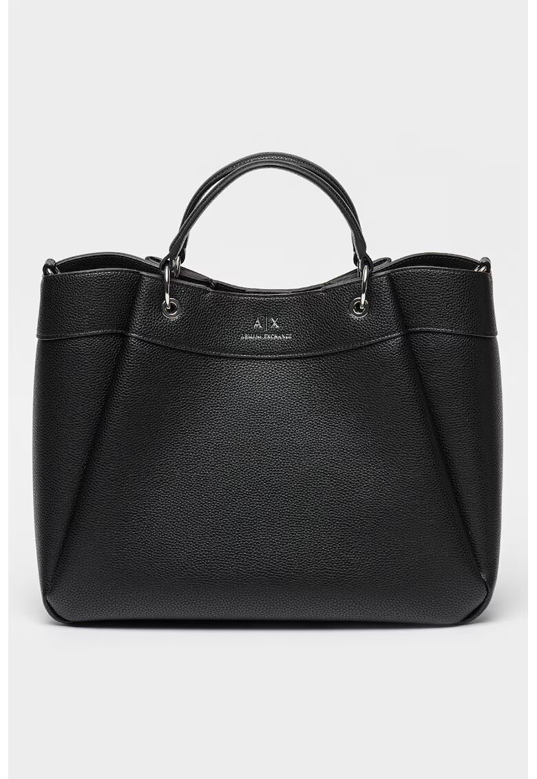 ARMANI EXCHANGE Чанта от еко кожа с релеф
