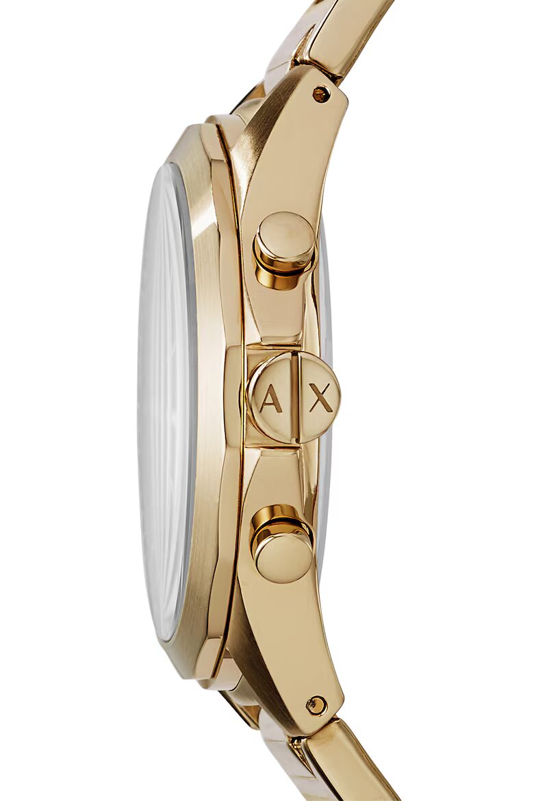 ARMANI EXCHANGE Часовник Drexler с хронометър и метална верижка Златист