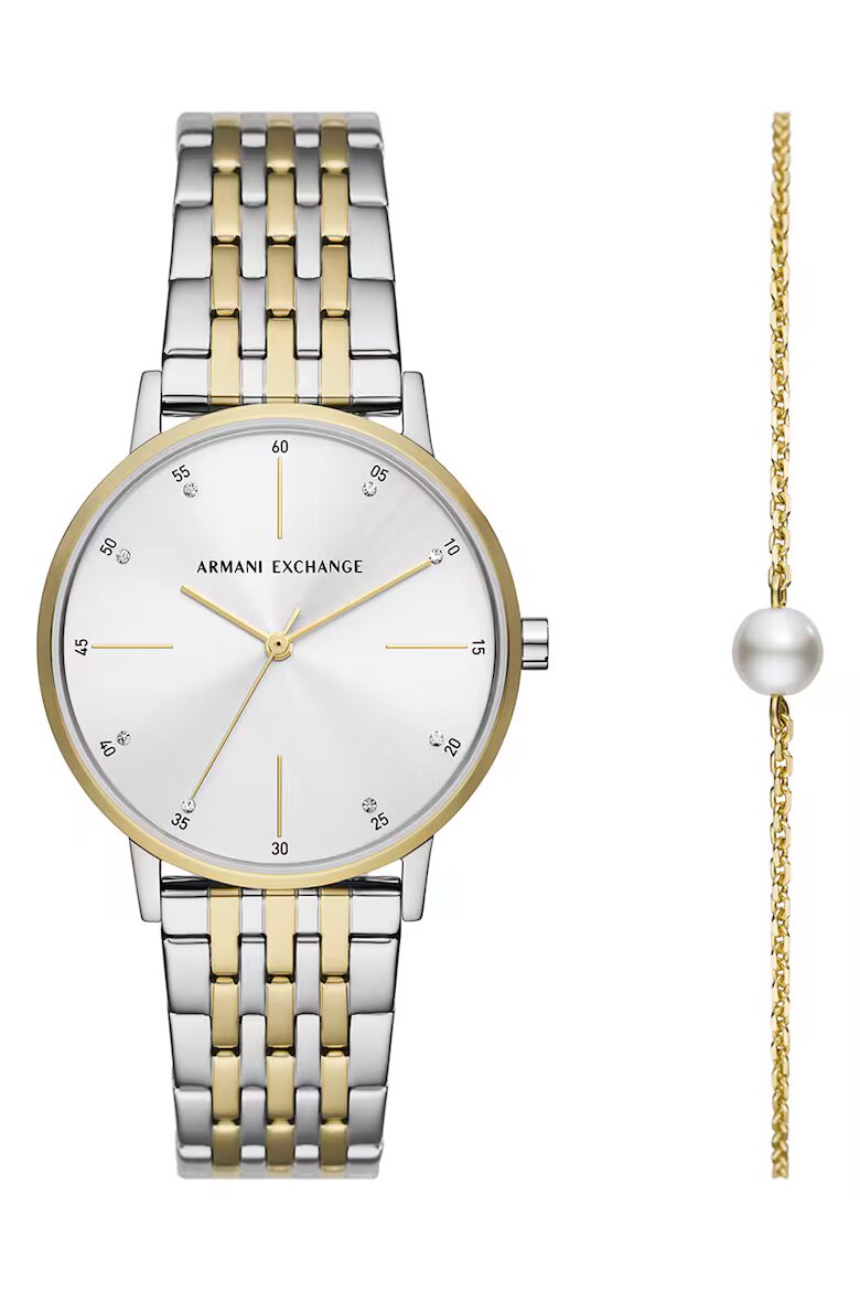 ARMANI EXCHANGE Часовник от неръждаема стомана и гривна