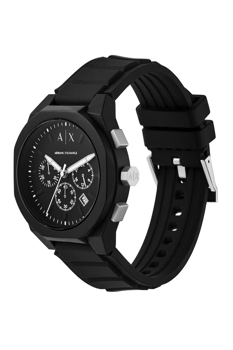 ARMANI EXCHANGE Часовник с хронограф и силиконова каишка