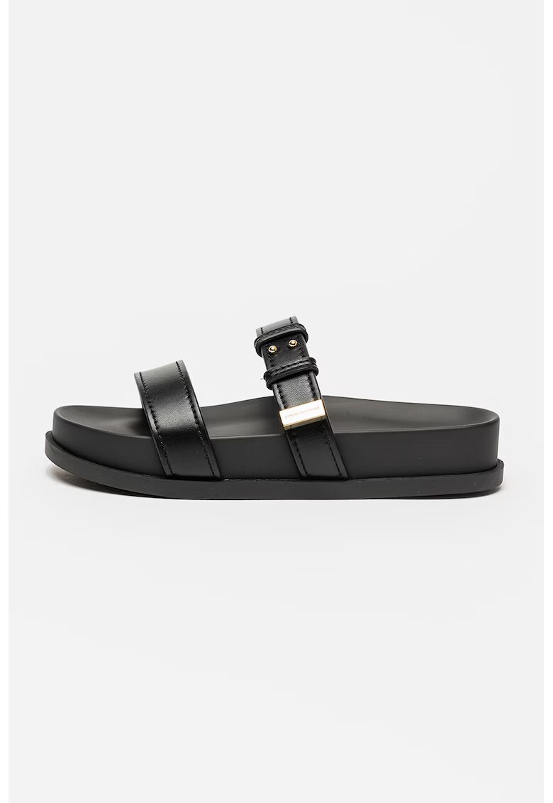 ARMANI EXCHANGE Чехли от еко кожа без шарка