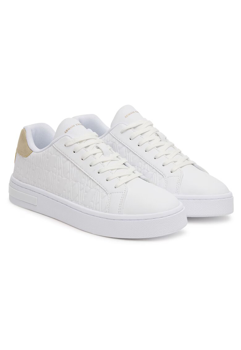 ARMANI EXCHANGE Дамски кецове XDX165 XV891 T782 - екологична кожа - бели