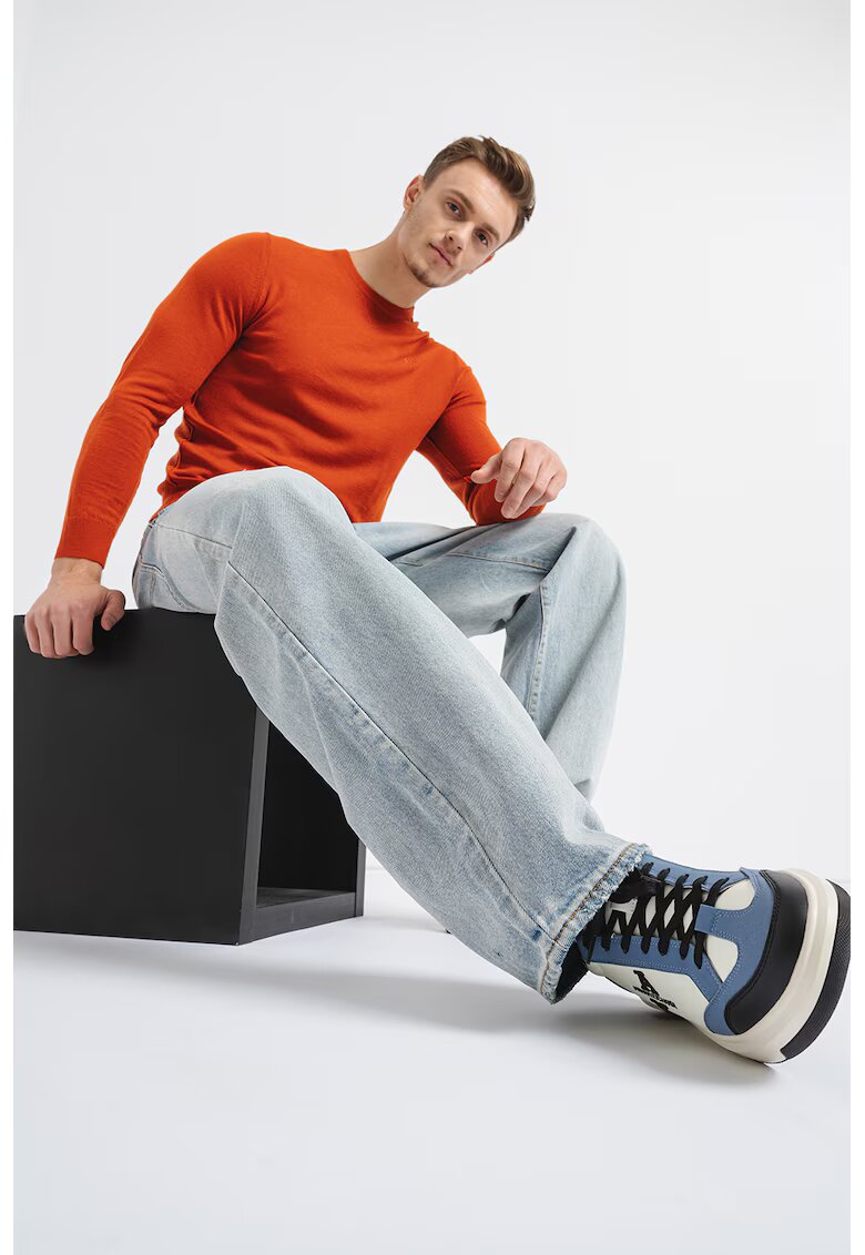 ARMANI EXCHANGE Дънки със средновисока талия и захабен ефект