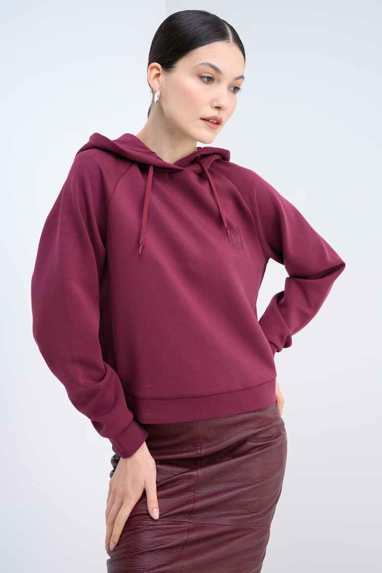ARMANI EXCHANGE Худи с ръкави реглан Бордо