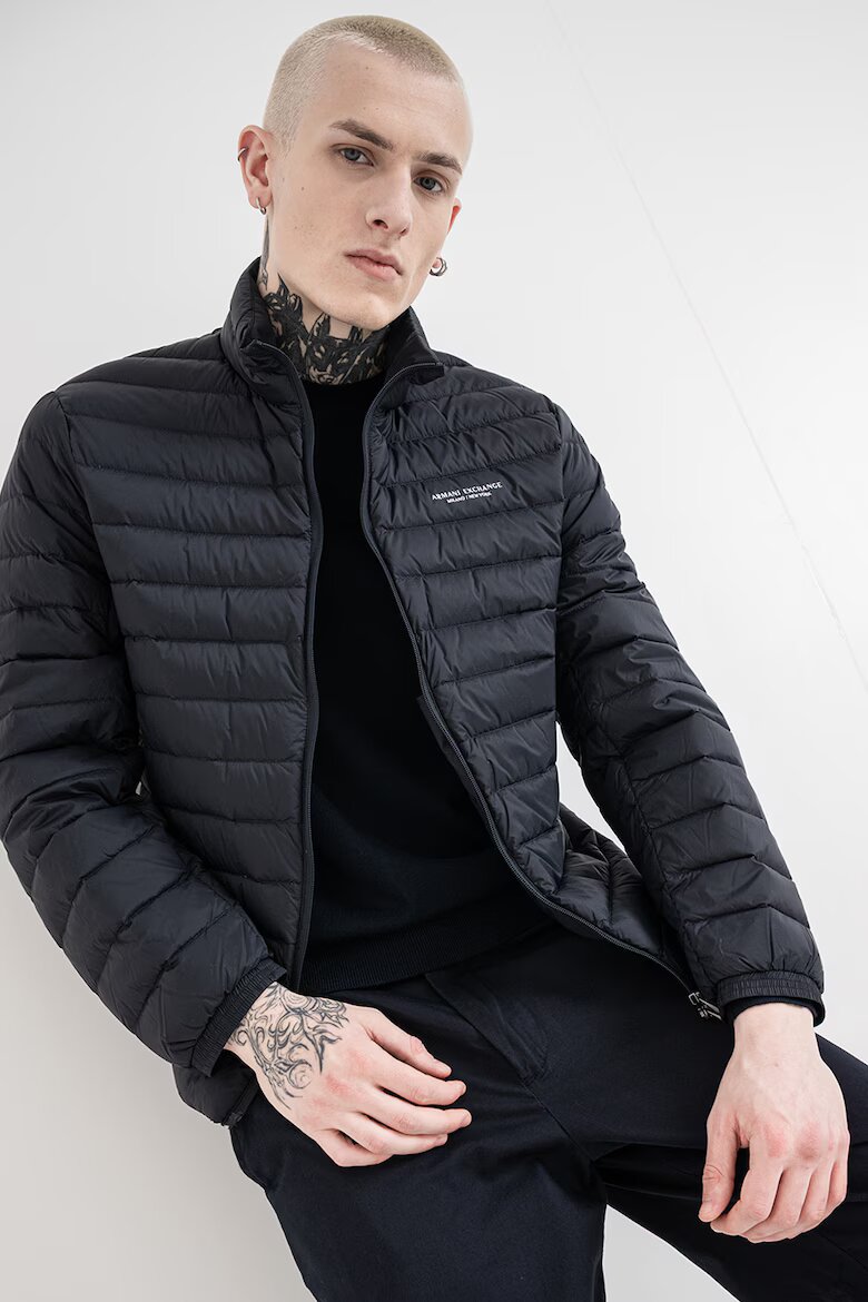 ARMANI EXCHANGE Капитонирано яке с цип Ултрамарин синьо