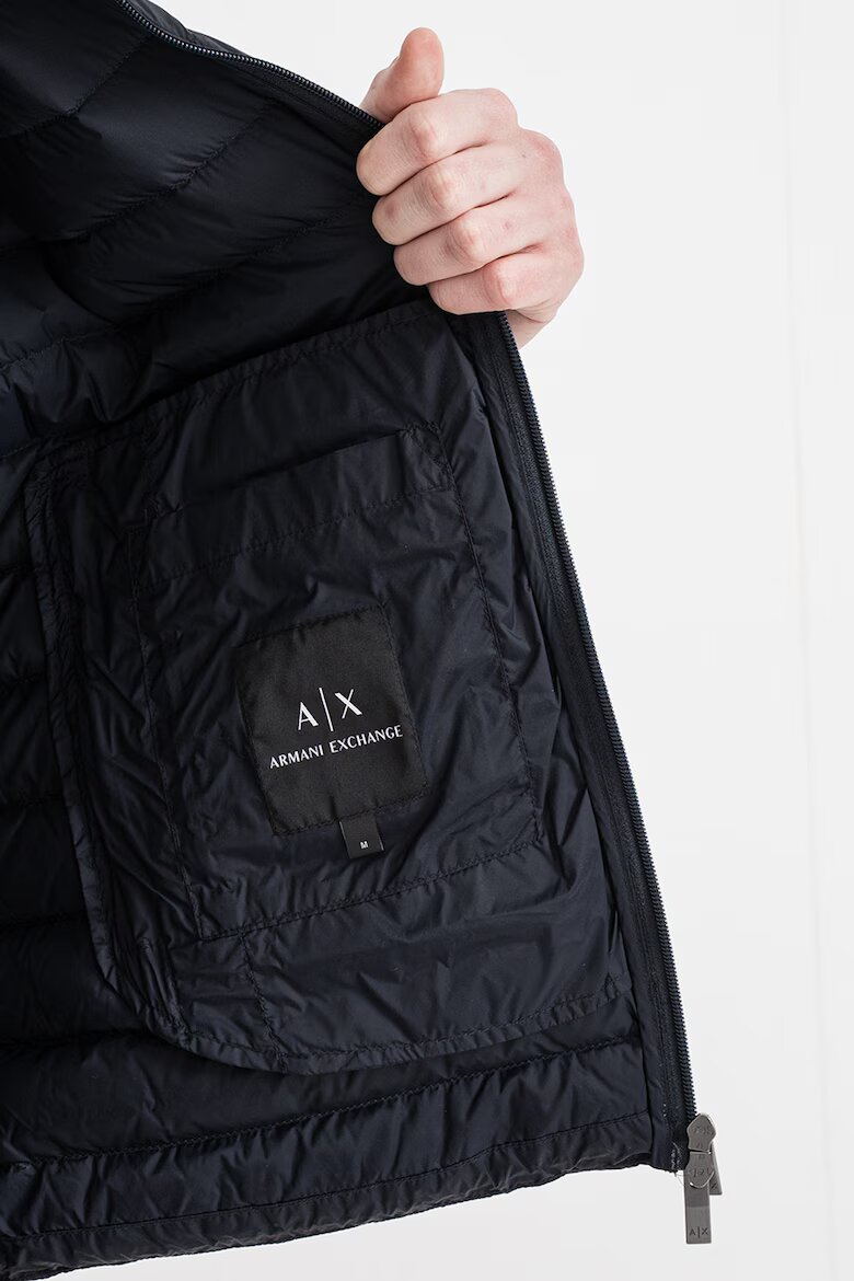 ARMANI EXCHANGE Капитонирано яке с цип Ултрамарин синьо