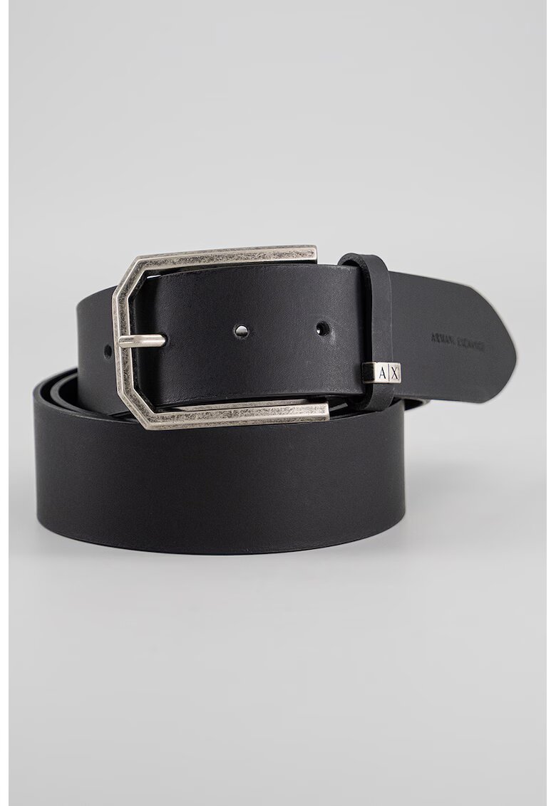 ARMANI EXCHANGE Кожен колан с метална тока