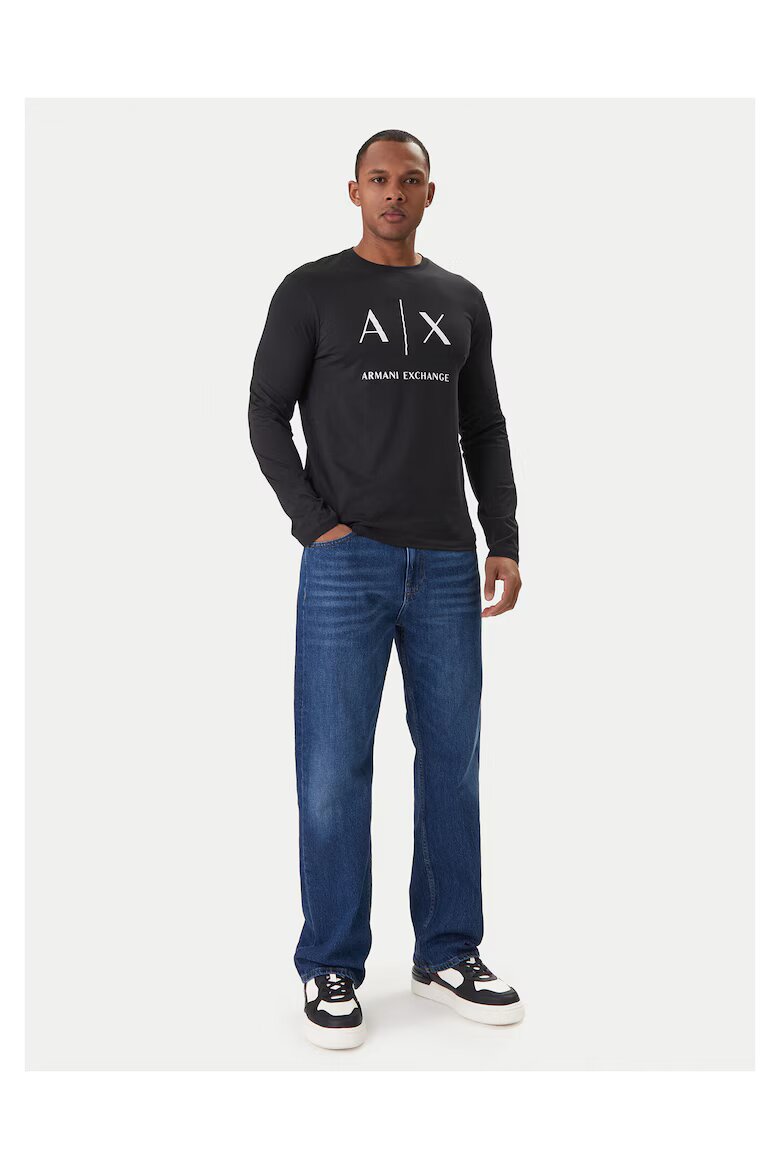 ARMANI EXCHANGE Мъжка блуза памук Тъмносин
