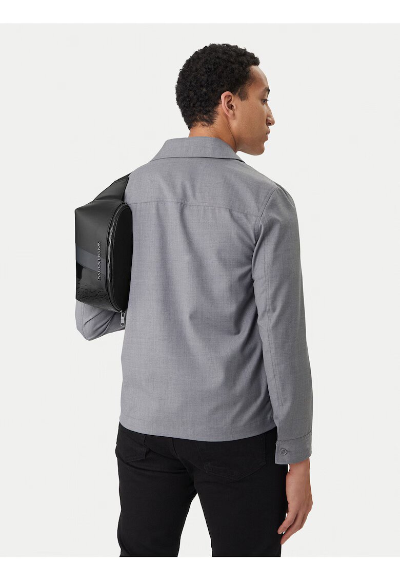 ARMANI EXCHANGE Мъжка чанта - Nerka - екологична кожа - черна - One Size INTL