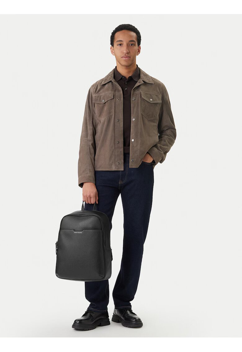ARMANI EXCHANGE Мъжка раница - екологична кожа - черна - One Size INTL