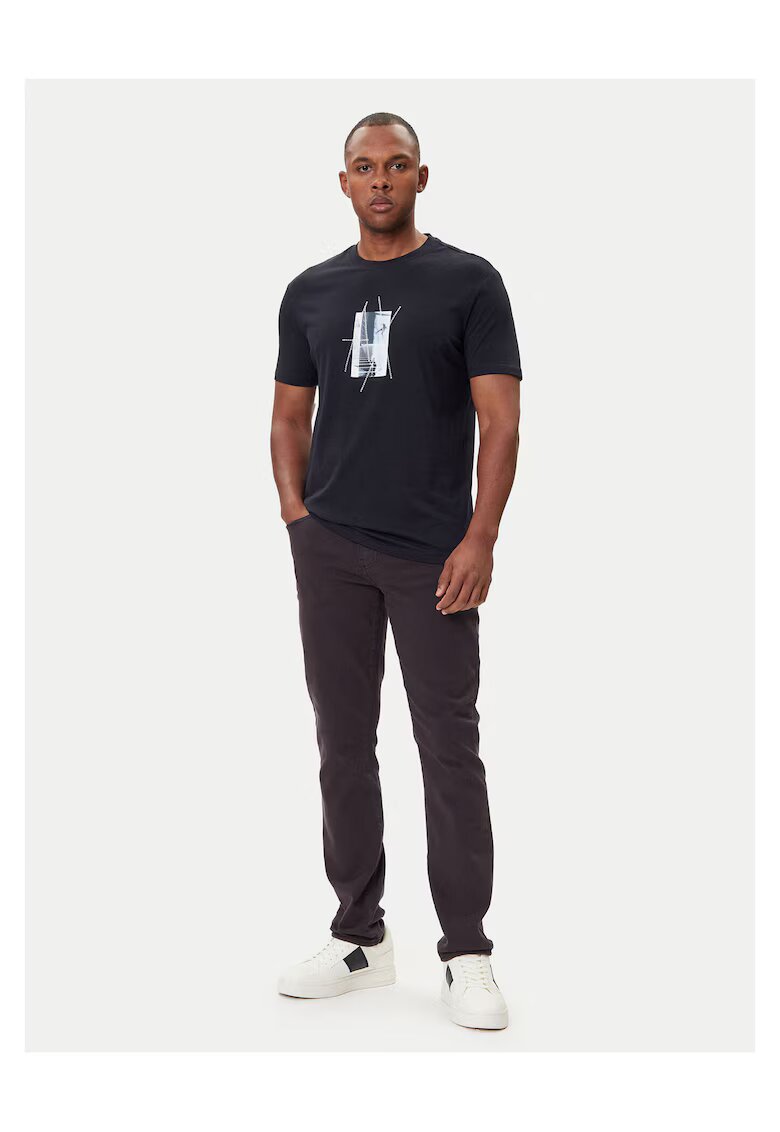 ARMANI EXCHANGE Мъжки дънки - втален модел - тъмносини - памук