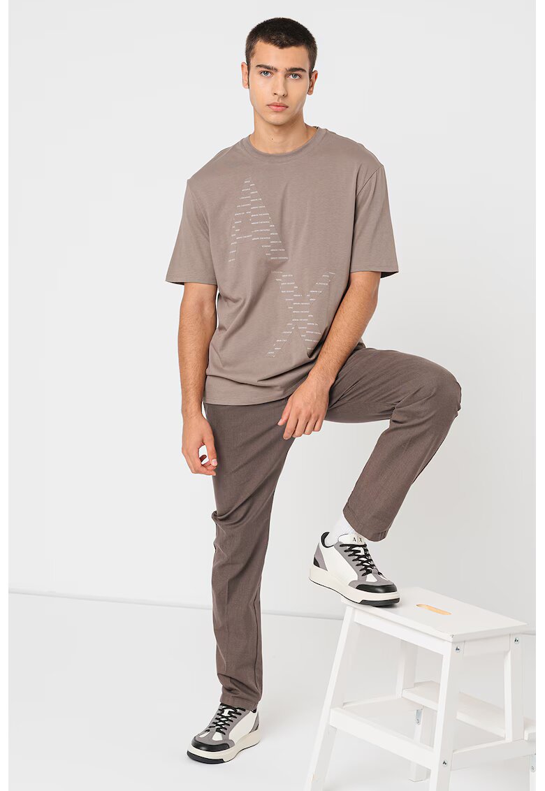 ARMANI EXCHANGE Памучна тениска с лого
