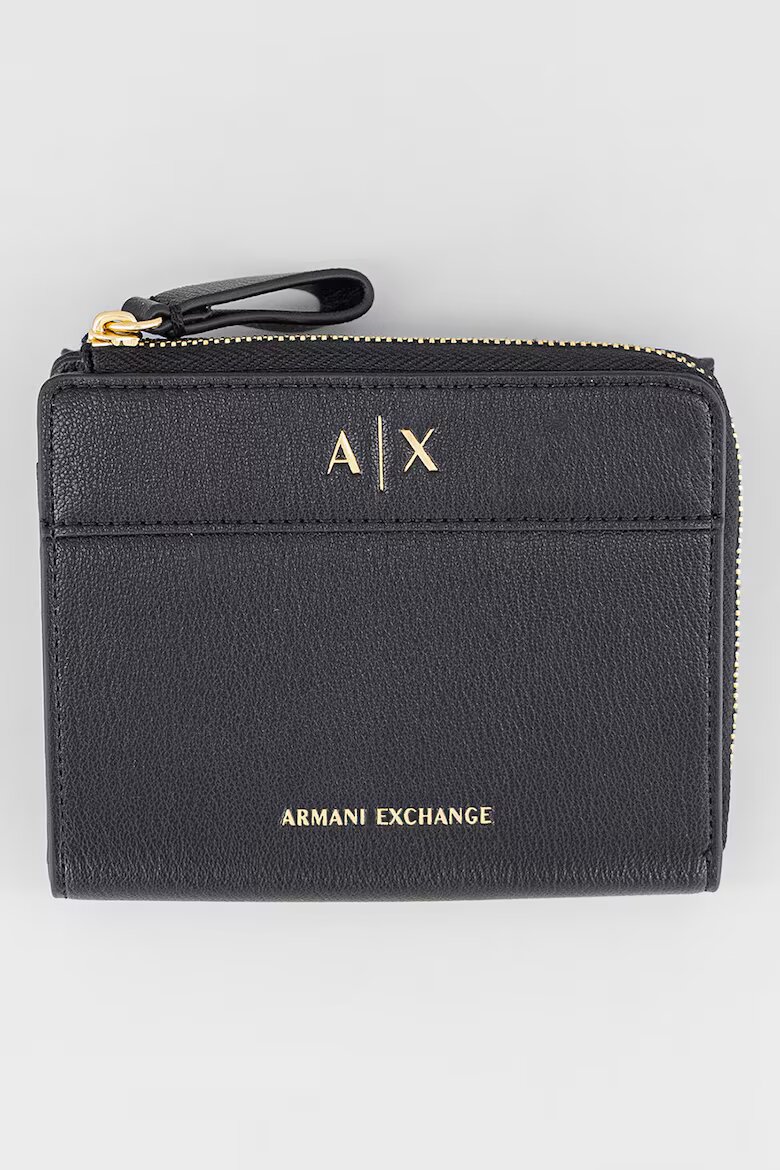 ARMANI EXCHANGE Портфейл с лого Черен