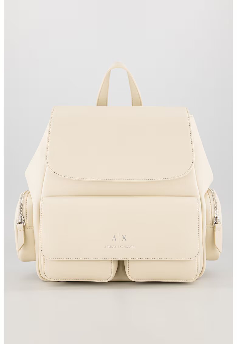 ARMANI EXCHANGE Раница Rachel от еко кожа с джобове - Бежов