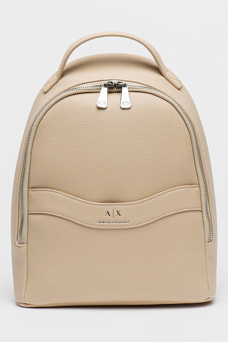 ARMANI EXCHANGE Раница Wave от еко кожа Светло бежово
