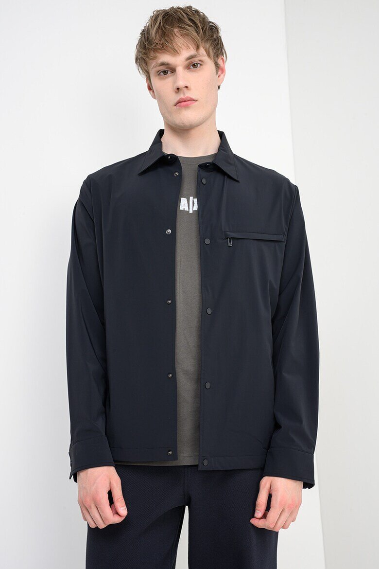 ARMANI EXCHANGE Шакет с капси Черен