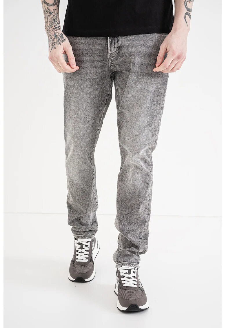 ARMANI EXCHANGE Слим дънки - Светлосив меланж