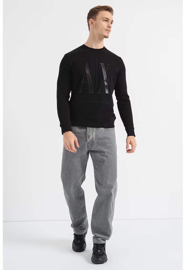 ARMANI EXCHANGE Суитшърт с бродирано лого