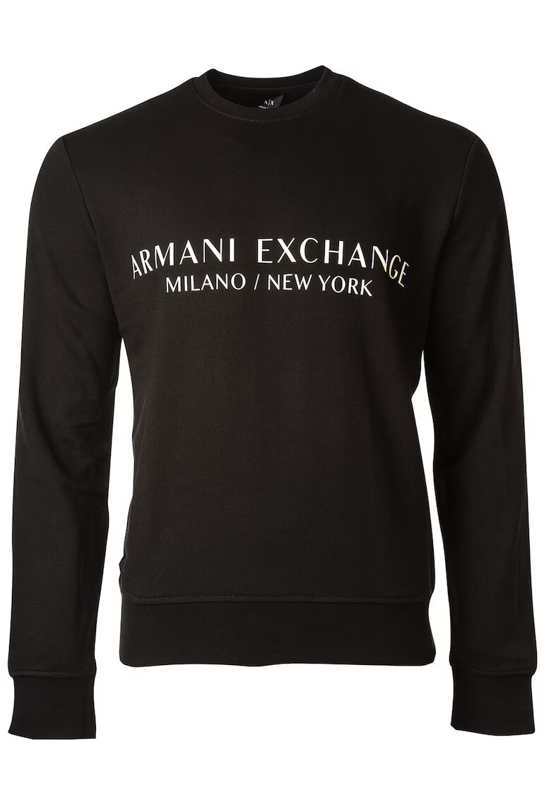 ARMANI EXCHANGE Суитшърт с лого - Черен