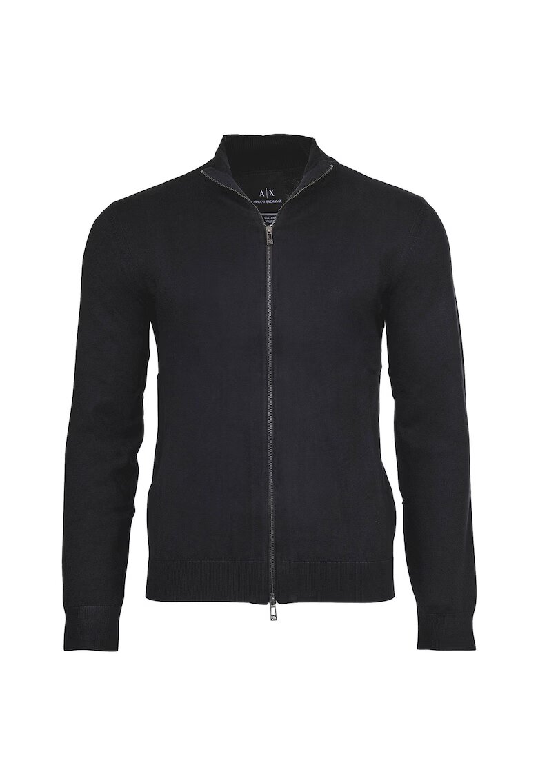 ARMANI EXCHANGE Суитшърт с цип и миди яка