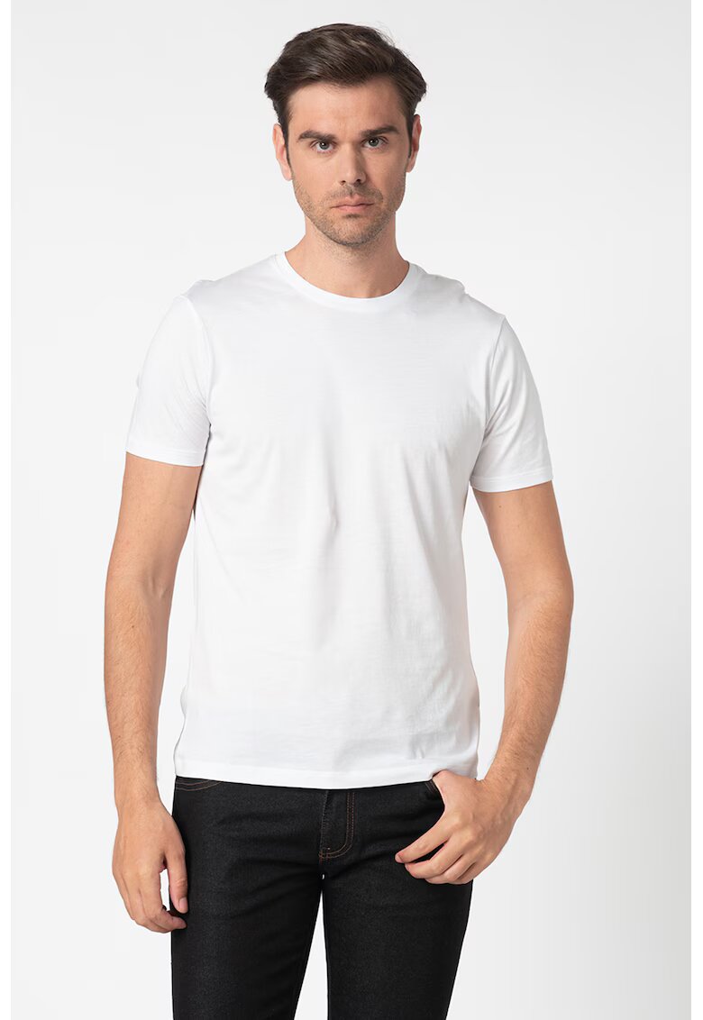 ARMANI EXCHANGE Тениска слим с овално деколте