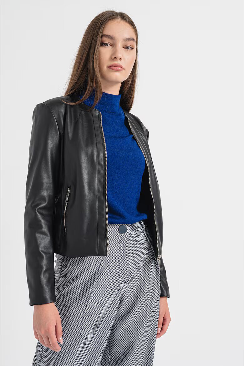ARMANI EXCHANGE Яке от еко кожа - Черен