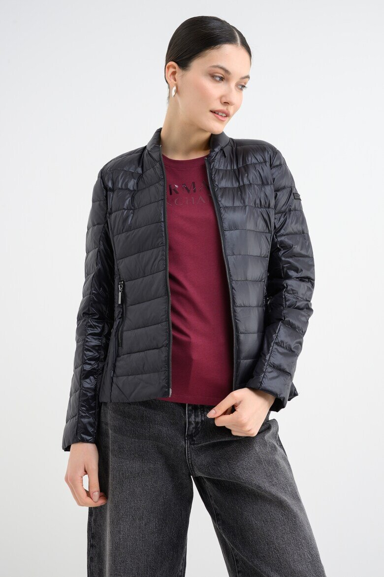 ARMANI EXCHANGE Яке с джобове с цип Черен