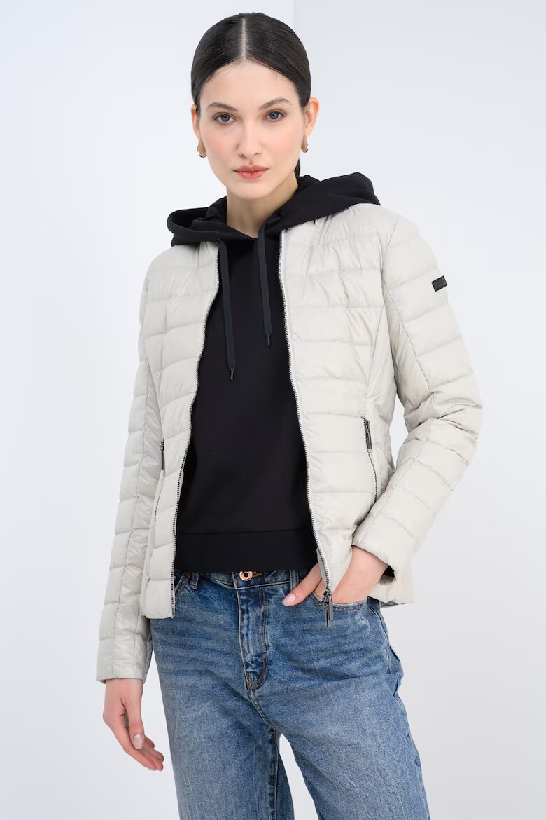 ARMANI EXCHANGE Яке с джобове с цип Светло кафяво