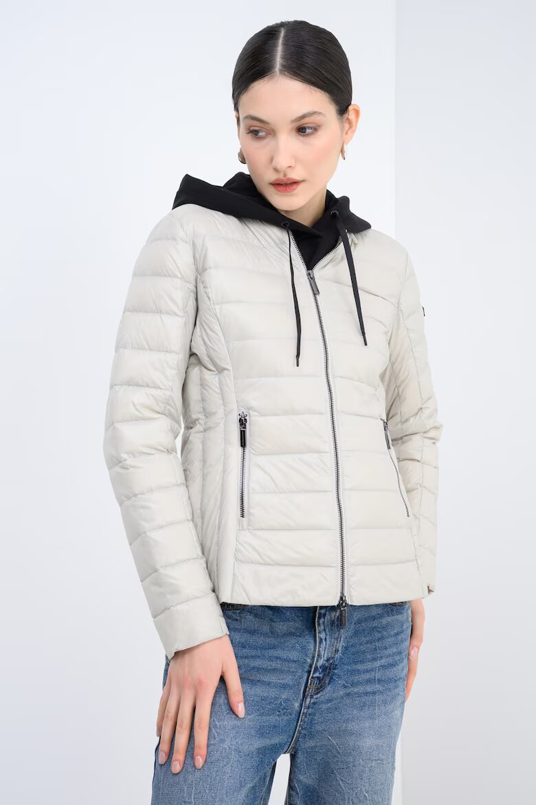 ARMANI EXCHANGE Яке с джобове с цип Светло кафяво