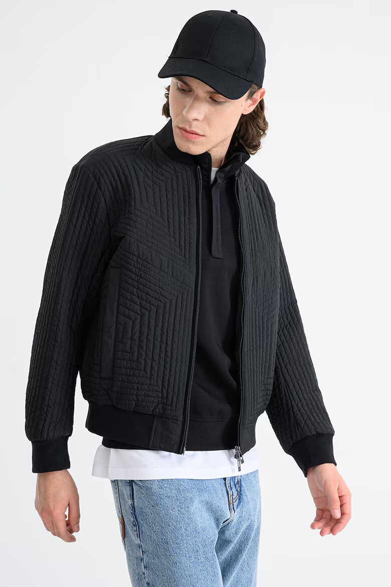 ARMANI EXCHANGE Яке с джобове встрани Черен