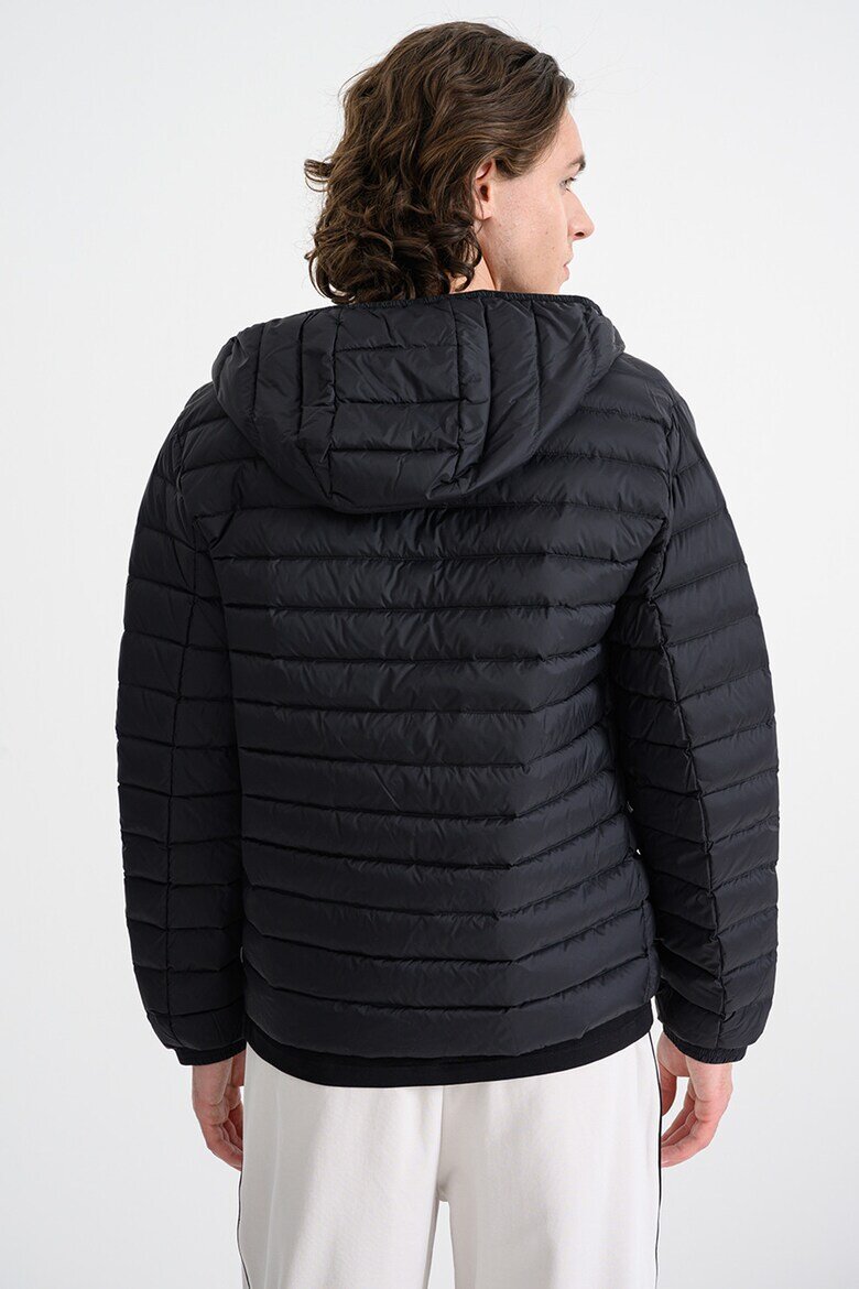 ARMANI EXCHANGE Зимно яке с качулка и джобове Черен