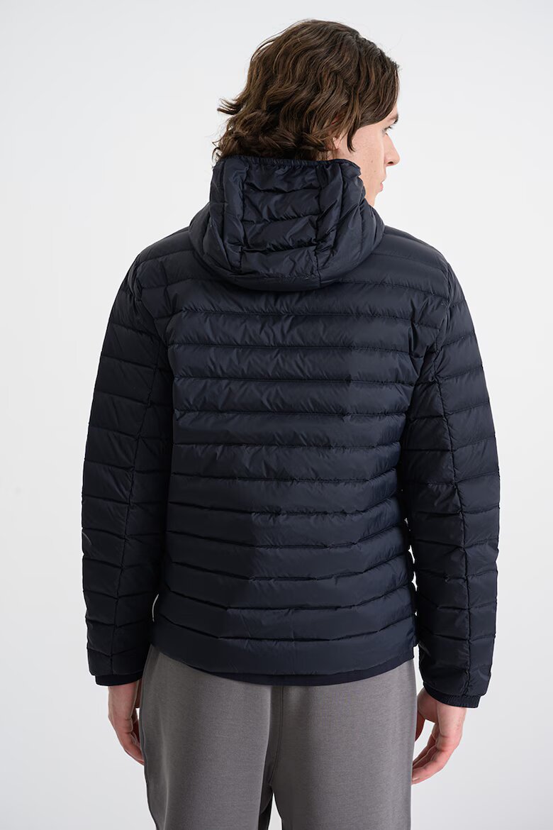 ARMANI EXCHANGE Зимно яке с качулка и джобове Ултрамарин синьо