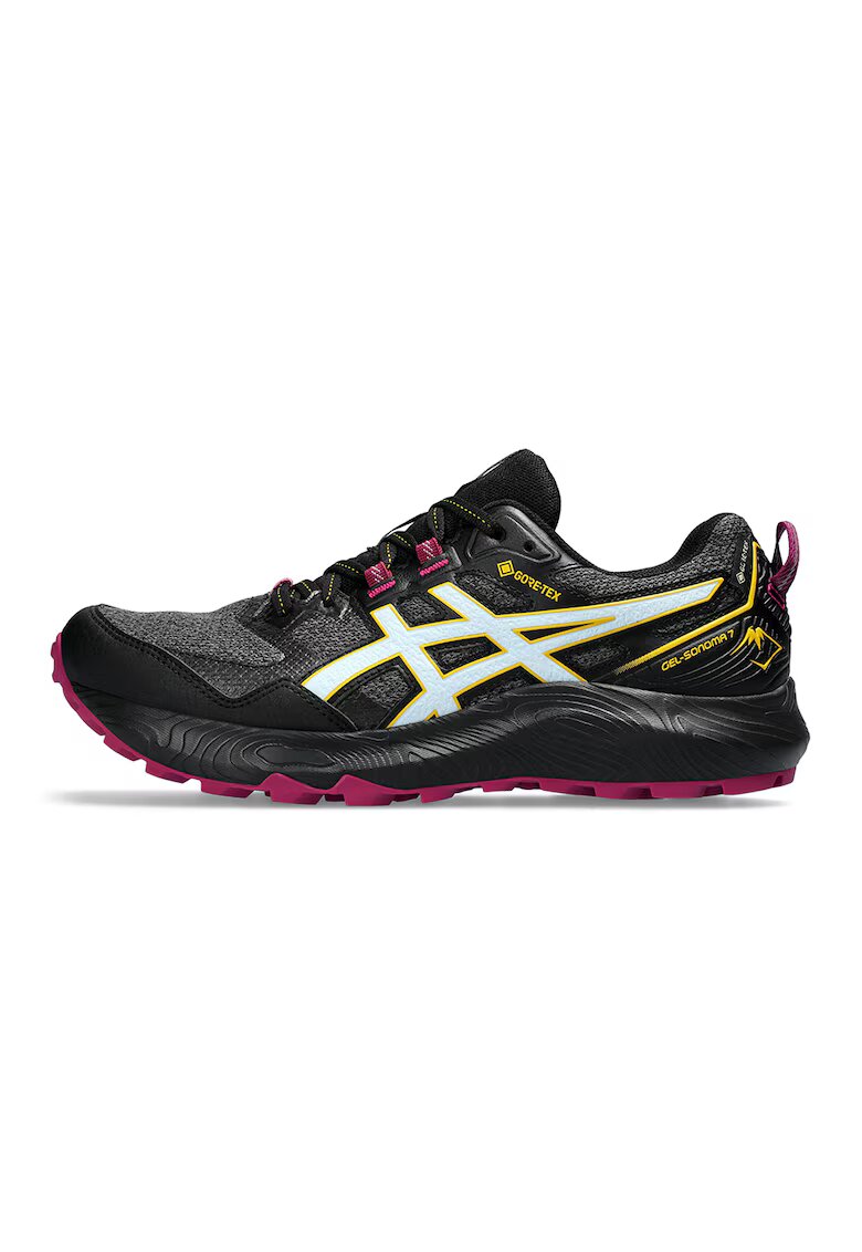 Asics Обувки Gel-Sonoma за бягане с еко кожа - Черен/Светлосин