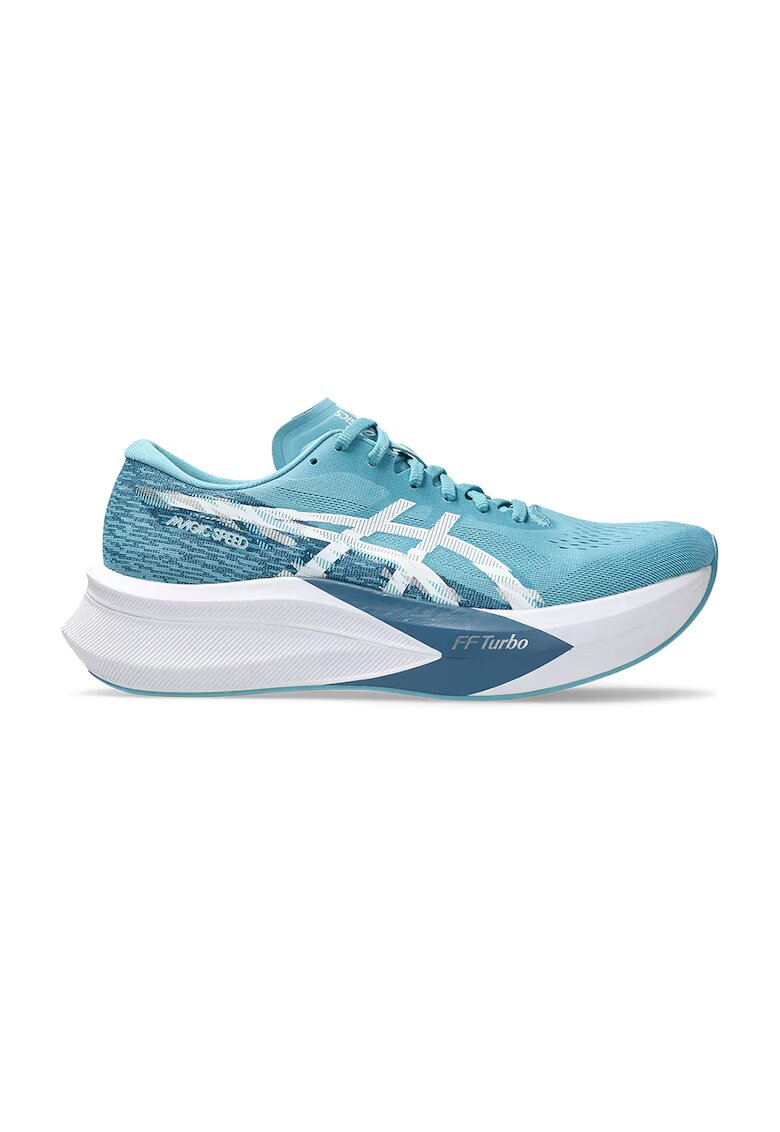 Asics Обувки Magic Speed 4 за бягане - Бял/Ледено синьо