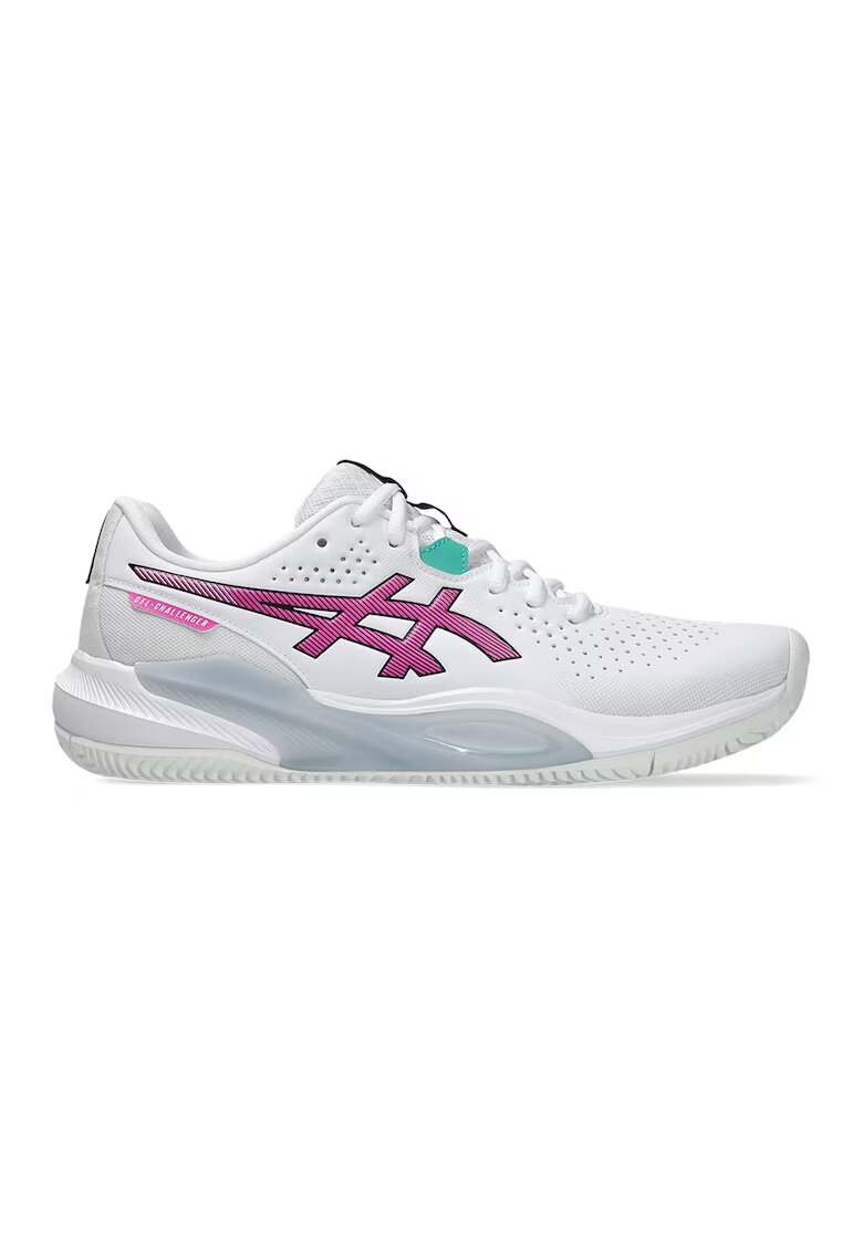 Asics Тенис обувки Gel-Challenger 15 с лого - Бял/Персийско зелено