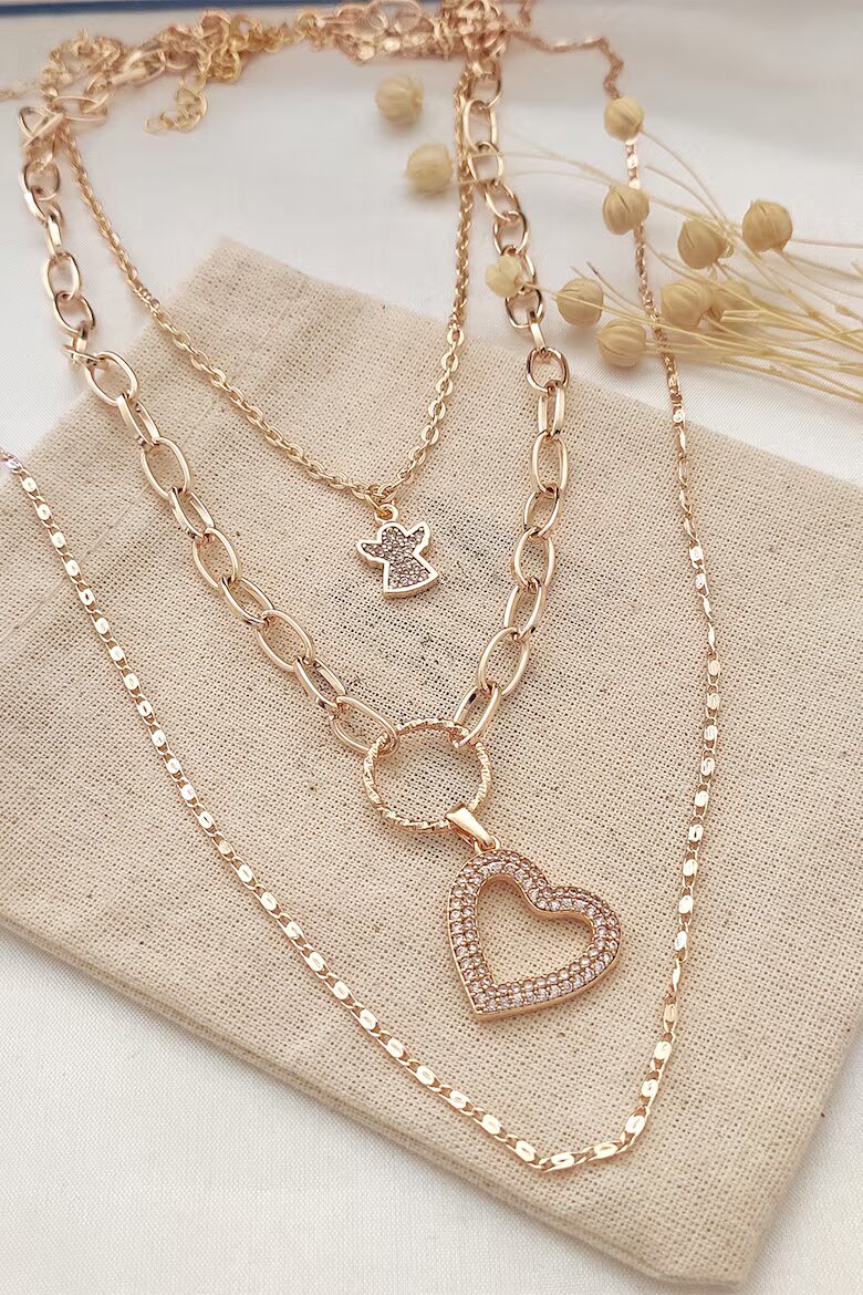 Atelier Miu Колие с висулки с циркони