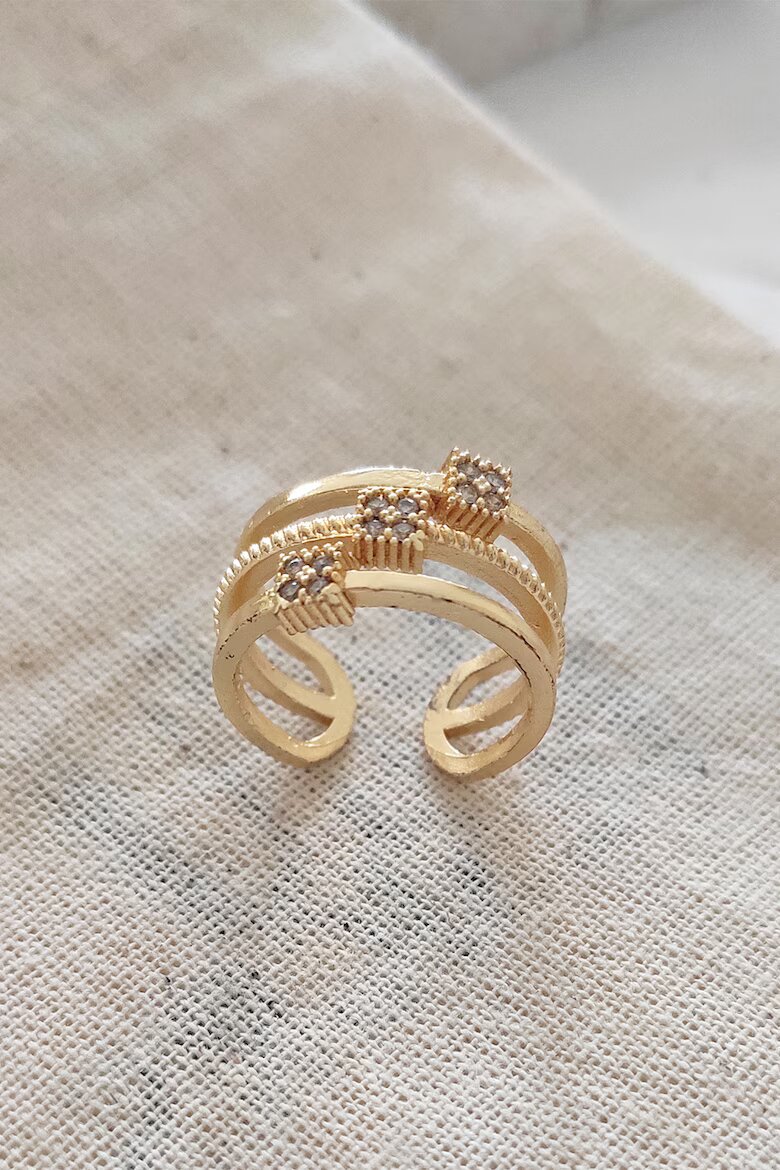 Atelier Miu Пръстен с циркони
