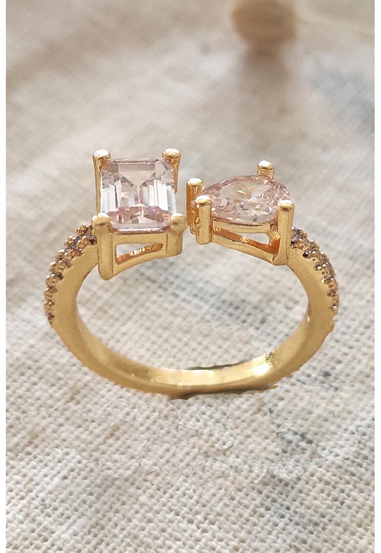 Atelier Miu Регулируем пръстен с циркони