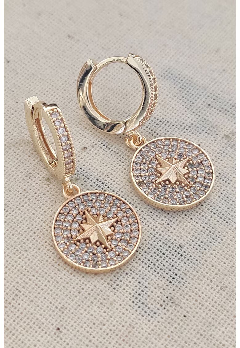 Atelier Miu Висящи обеци с кристали