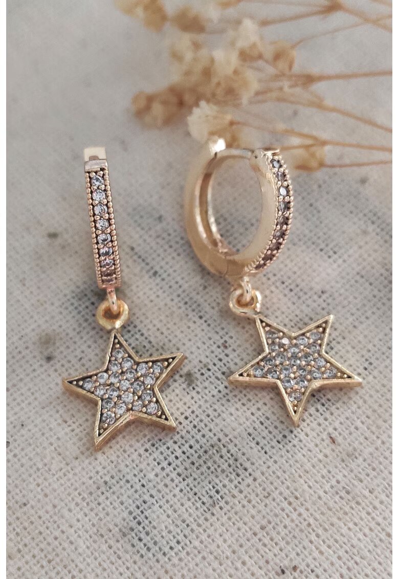 Atelier Miu Висящи обеци с кристали