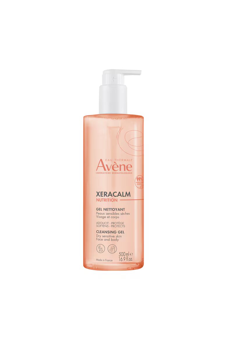 Avene Хидратиращ и подхранващ гел за чувствителна и много суха кожа Xeracalm Nutrition 500 мл