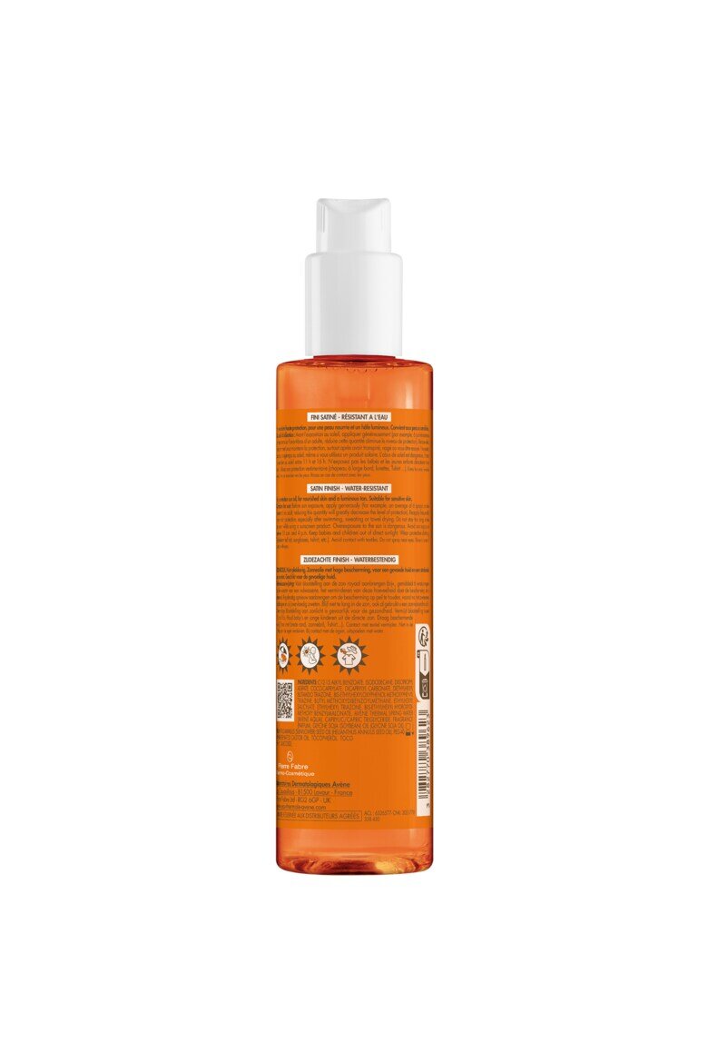 Avene Хидратиращо масло със слънцезащита SPF30 200 мл