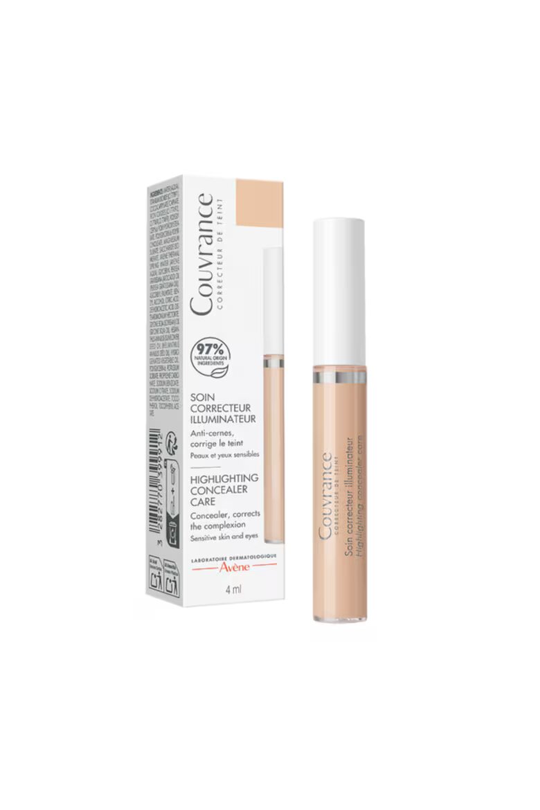 Avene Коректор хайлайтър Couvrance Подходящ за чувствителна кожа 12 часа устойчивост 4 мл