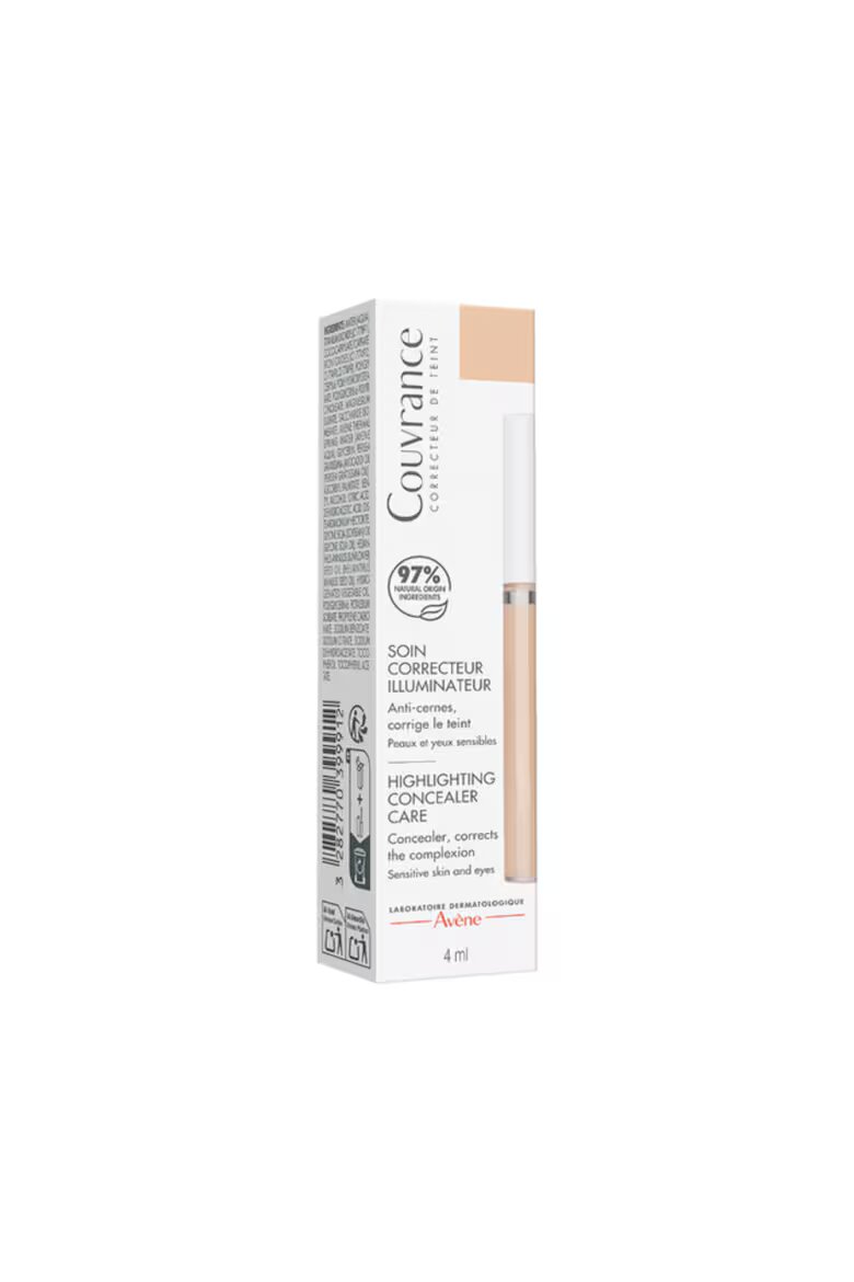 Avene Коректор хайлайтър Couvrance Подходящ за чувствителна кожа 12 часа устойчивост 4 мл