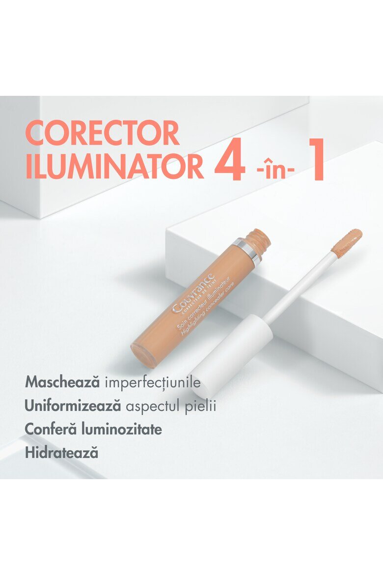 Avene Коректор хайлайтър Couvrance Подходящ за чувствителна кожа 12 часа устойчивост 4 мл